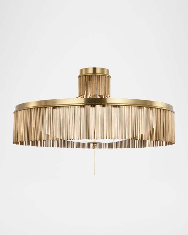 Sutton 32" 3-Light Flush Mount by Fisher Weisman